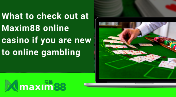 What to check out at Maxim88 online casino if you are new to online gambling
