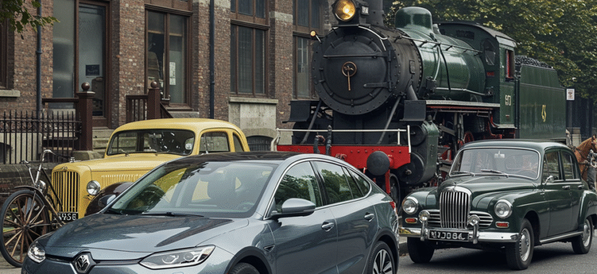 From Steam Engines to Electric Cars The Evolution of Transportation