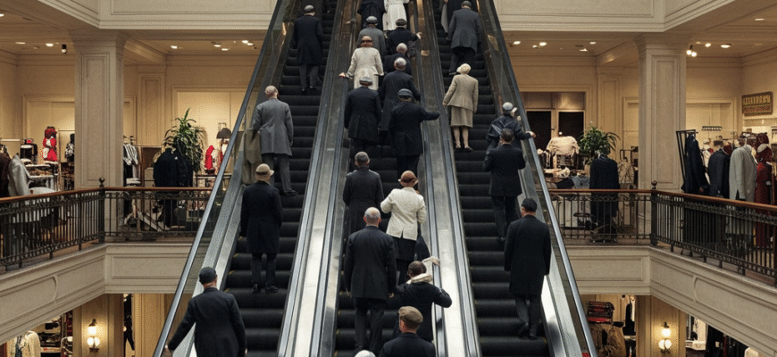Escalators Moving Stairs Revolutionizing Stores History
